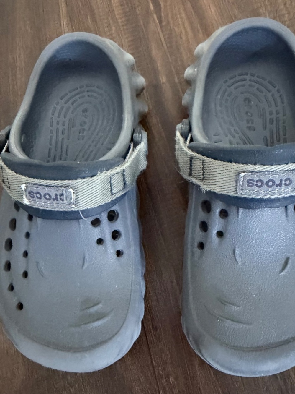 Crocs Kids' Boys Little Kid Echo Clogs Charcoal Gray Size C 10 - Picture 4 of 8